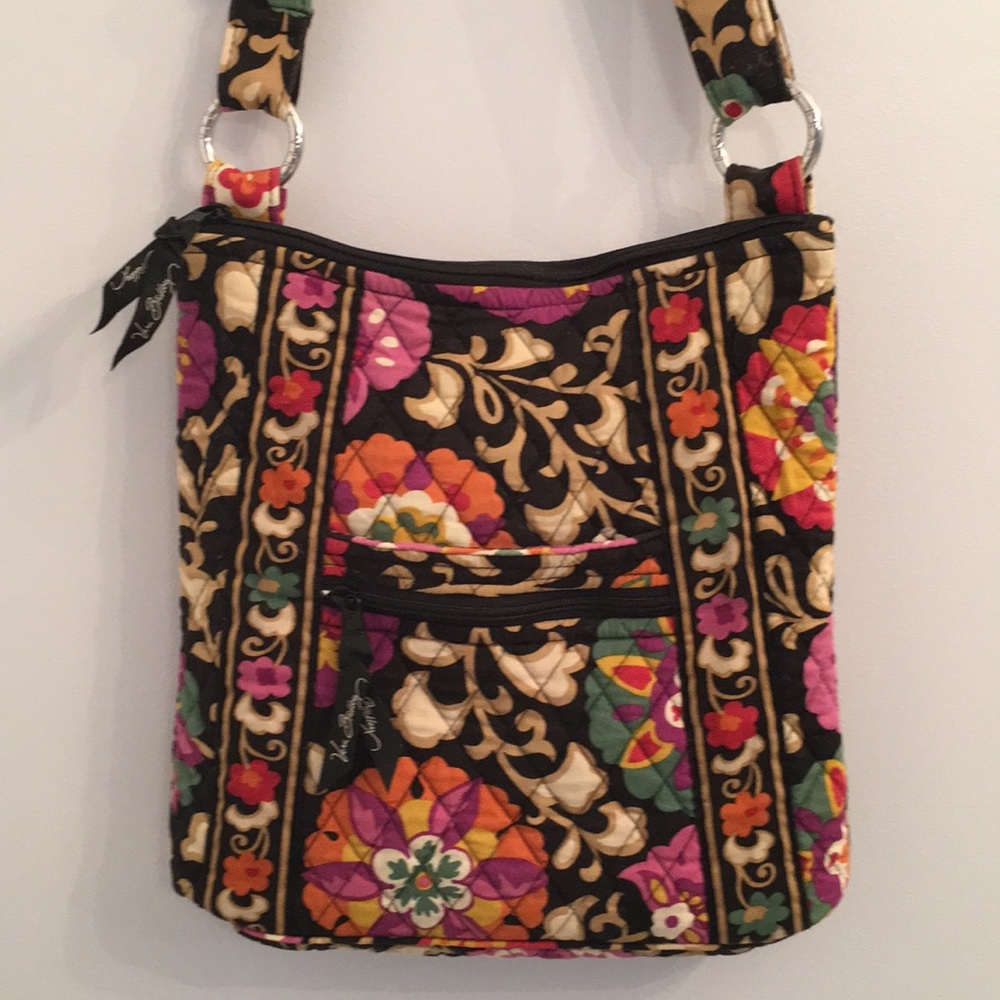 Vera Bradley USA Suzani Retired Shoulder Bag Med - Picture 4 of 8